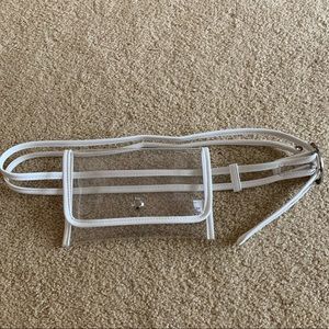 Forever 21 clear fanny pack